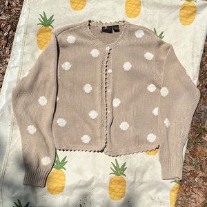 COPY - Vintage Liz Sport Polka dot sweater